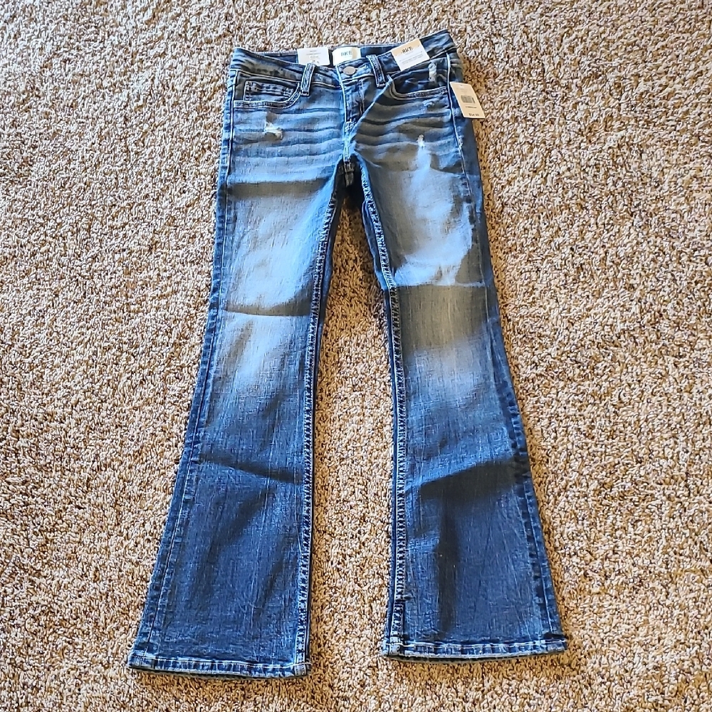 Girls Mid-rise Bootcut Jeans